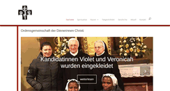 Desktop Screenshot of dienerinnen-christi.de